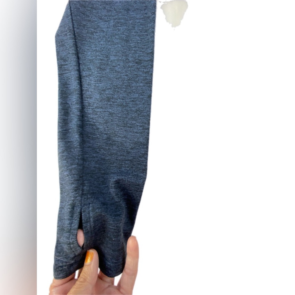 Alo Yoga Alosoft Finesse long sleeve top Rich Navy Heather Large NWOT - Picture 11 of 12